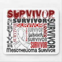 Survivor 10 Mesothelioma Mousepad