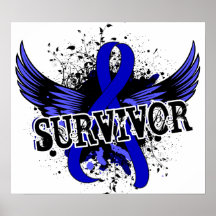 Survivor 16 Anal Cancer Print
