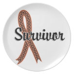 Survivor 17 Uterine Cancer Dinner Plate