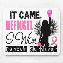 Survivor 22 Breast Cancer Mouse Mats