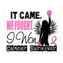 Survivor 22 Breast Cancer Post Cards