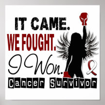 Survivor 22 Head And Neck Cancer Print