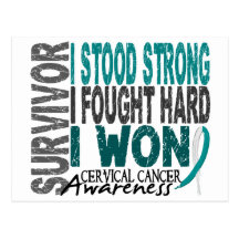 Survivor 4 Cervical Cancer Post Cards