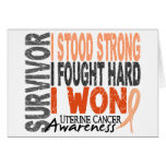 Survivor 4 Uterine Cancer Cards