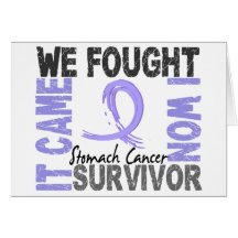 Survivor 5 Stomach Cancer Greeting Cards