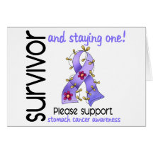 Survivor 9 Stomach Cancer Greeting Card