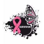 Survivor Abstract Butterfly Breast Cancer t-shirts