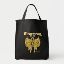 Survivor Celtic Butterfly - Appendix Cancer Bag
