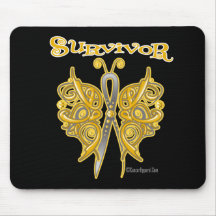 Survivor Celtic Butterfly - Appendix Cancer Mousemat