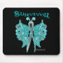 Survivor Celtic Butterfly - Ovarian Cancer Mouse Pads