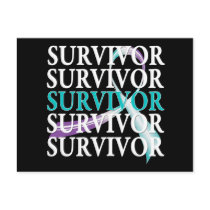 Survivor Collage Domestic Violence Sexual Assault Post Cards