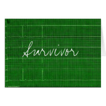 Survivor  - Flatline Greeting Cards