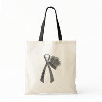 Survivor- Grey/ Silver Awareness Bag