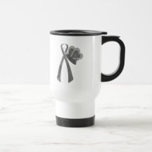 Survivor- Grey/ Silver Awareness Coffee Mug