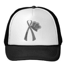 Survivor- Grey/ Silver Awareness Mesh Hat