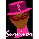 "Survivor In Pink T-Shirt"- Customisable