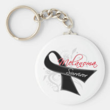 Survivor - Melanoma Keychain