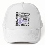 Survivor Powerful Slogans Collage General Cancer hats