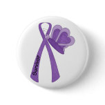 Survivor- Purple Awareness Pins