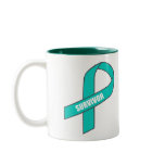 Survivor (Teal Ribbon) Mugs