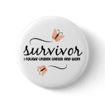 Survivor - Uterine cancer buttons