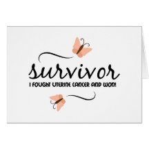 Survivor - Uterine cancer Greeting Cards