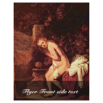Susanna Bathing. [1] By Rembrandt Van Rijn Flyers