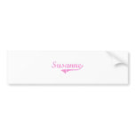 Susanne Classic Style Name bumper stickers