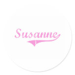 Susanne Classic Style Name stickers