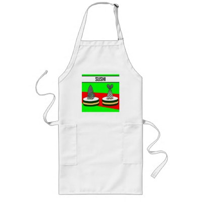 sushi apron by anotherroundofbeer