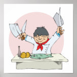 sushi chef print