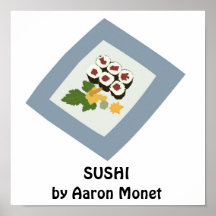 sushi copy, SUSHIby Aaron Monet Print