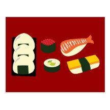 Sushi Fun Post Cards