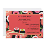 Sushi Party Invitation