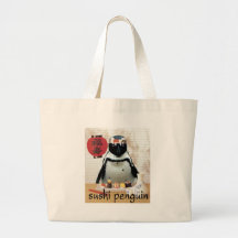 sushi penguin bag