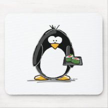 Sushi Penguin Mouse Pad