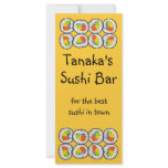 Sushi Sushi Rack Card rack cards
