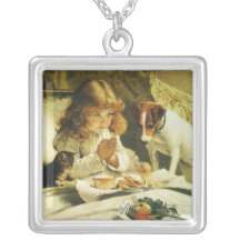 Suspense, Saying Our Prayers Charles Burton Barber Custom Necklace