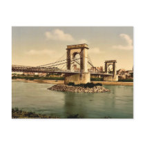 Suspension bridge over the Rhone, Avignon, Provenc Postcards