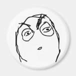 Suspicious Face Fridge Magnets