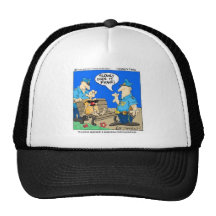 Suspicious Package Funny Police Cartoon Gifts Mesh Hats