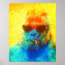 Suspiciously Colourful Gorilla V2 PRINT