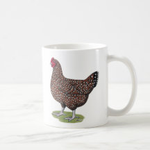 Sussex:  Speckled Hen Coffee Mugs