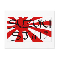 suzuki sj413 rising sun post cards
