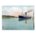 Old Postcard - DAR Steamer, Yarmouth, NS