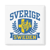 Sverige Fridge Magnets