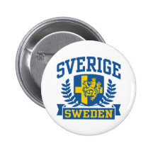 Sverige Pinback Button