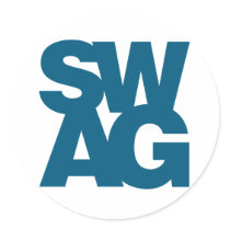 Swag - Blue Stickers