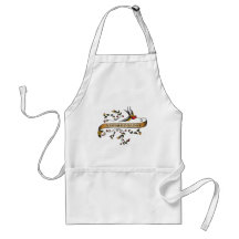 Swallow and Scroll with Anthropology Aprons