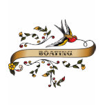 Swallow and Scroll with Boating t-shirts